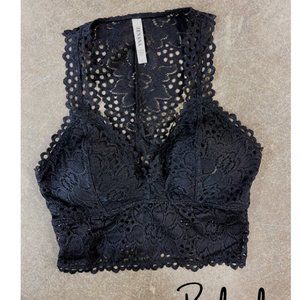 Stretch Lace Bralette This stretch lace bralette with removable pads is perfect